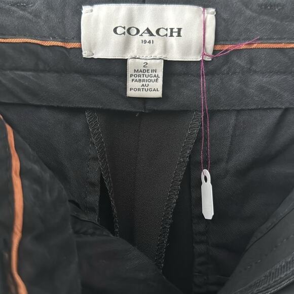 COACH WOOL BLEND TROUSERS DRESS PANTS SIZE 2 - Picture 3 of 6